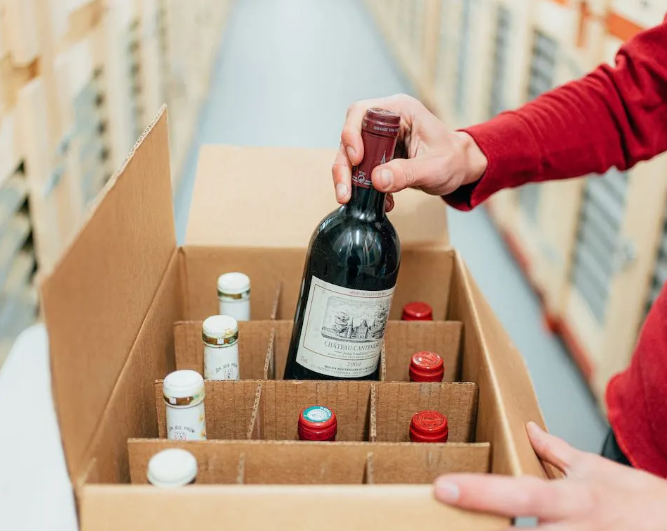 Vinos en caja