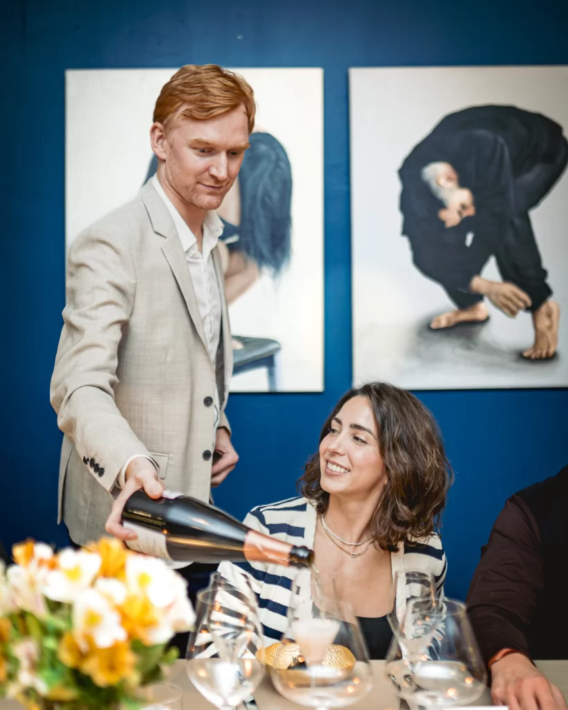 wine tasting experience at La Table de Climats CDMX