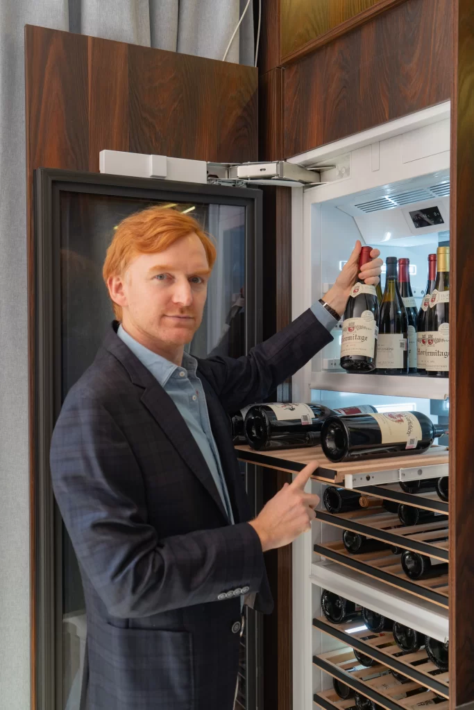 Tanguy de Bodinat, fundador de la importadora de vinos exclusivos en CDMX, México.
