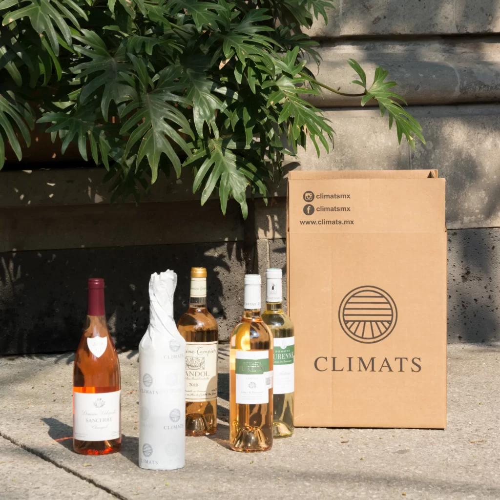 Vinos rosados para chile en Nogada disponibles en linea con Climats